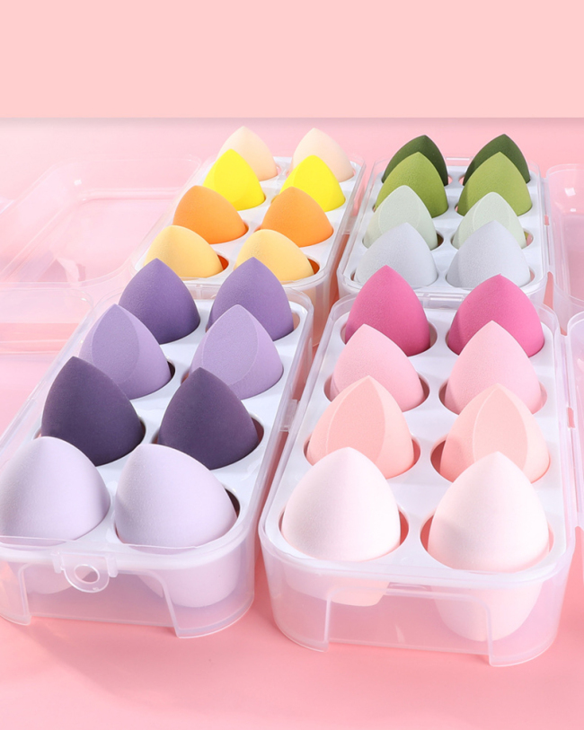Water Swelling Makeup Sponge Multi Color