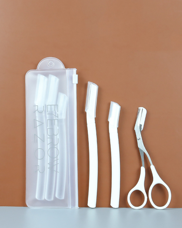 Close-toothed Safe Multi Style Three-piece Eyebrow Eyelash Tool Set