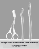 Close-toothed Safe Multi Style Three-piece Eyebrow Eyelash Tool Set