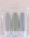Silicone Bottle Set Travel Portable Bottle Set Random Color
