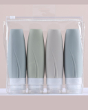 Silicone Bottle Set Travel Portable Bottle Set Random Color