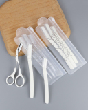 Close-toothed Safe Multi Style Three-piece Eyebrow Eyelash Tool Set