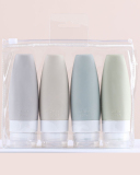 Silicone Bottle Set Travel Portable Bottle Set Random Color