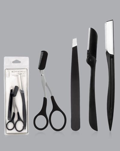 Men and Women Available Eyebrow Trimming Three-piece Set