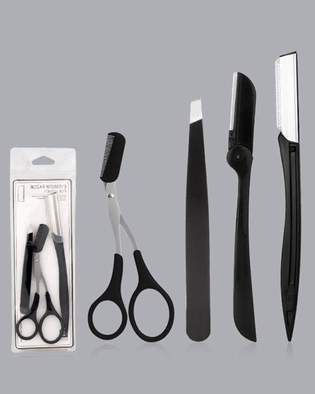 Men and Women Available Eyebrow Trimming Three-piece Set