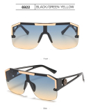 New Fashion Big Frame All-In-One Glasses Sports Style Transparent Colorful Sunglasses