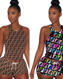 Casual women summer hot two pieces dress
