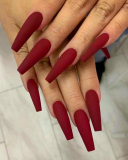 24pcs Solid Color Long Ballet Wearing Artificial Nails Waterproof Removable Fake Nails
