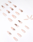 24pcs Long Ballet Cloud Sun Wearing Artificial Nail