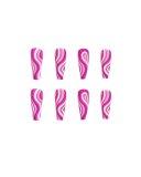 24pcs Pop Art Style Wearing Nails Artificial Nails Long Fake Nails