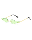 New Style Personalized Frameless Colorful Ocean Sunglasses