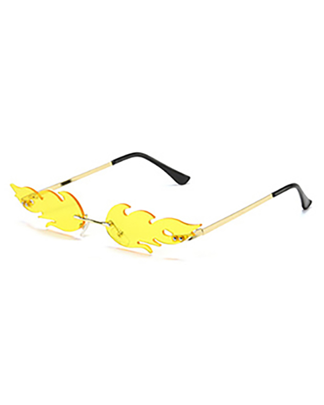 New Style Personalized Frameless Colorful Ocean Sunglasses