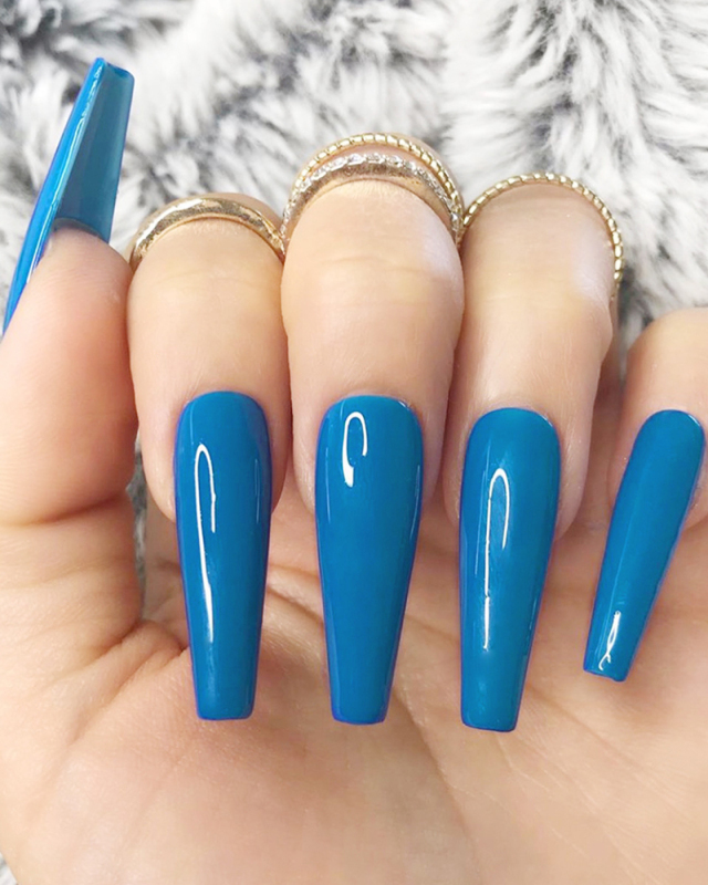 24pcs Long Multi Style Fake Nails Waterproof Removable Nail Patch