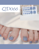 24pcs Doodle Artificial Toenails Fake Toenails Removable Toenail Patches