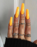24pcs Solid Color Long Ballet Artificial Nails Fake Nails Removable Nail Patches Multi Color