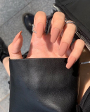 24pcs Frosted Short Ballet New Color Solid Color Artificial Nails Fake Nails Removable Nail Patches
