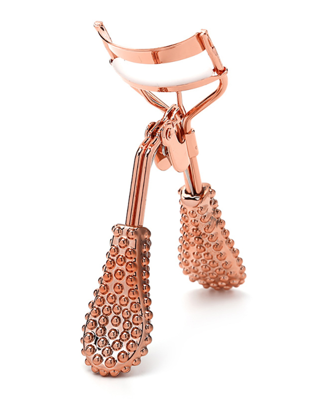 Stainless Steel Eyelash Curler Pineapple Handle Beauty Tools Rose Gold