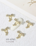 1 Piece Butterfly Bow Metal Nail Decorators Nail Accessories