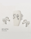 1 Piece Butterfly Bow Metal Nail Decorators Nail Accessories