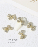 1 Piece Butterfly Bow Metal Nail Decorators Nail Accessories