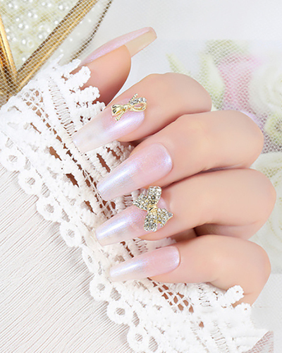 1 Piece Butterfly Bow Metal Nail Decorators Nail Accessories
