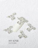 1 Piece Butterfly Bow Metal Nail Decorators Nail Accessories
