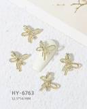 1 Piece Butterfly Bow Metal Nail Decorators Nail Accessories