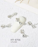 1 Piece Butterfly Bow Metal Nail Decorators Nail Accessories