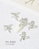 1 Piece Butterfly Bow Metal Nail Decorators Nail Accessories