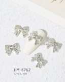 1 Piece Butterfly Bow Metal Nail Decorators Nail Accessories