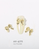 1 Piece Butterfly Bow Metal Nail Decorators Nail Accessories