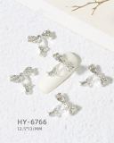 1 Piece Butterfly Bow Metal Nail Decorators Nail Accessories