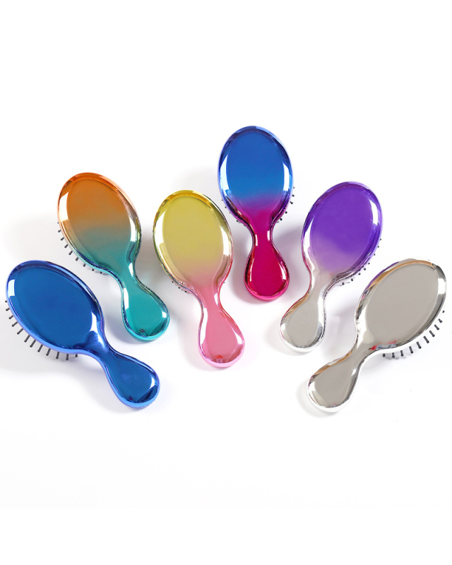Household Bristles Portable Pocket Comb Air Cushion Hair Comb Scalp Massage Comb Small Comb Multi Color