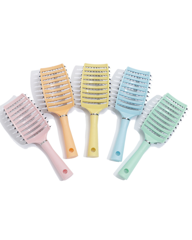 Hair Brush Scalp Massage Comb Paddle Brush Curling Comb Air Cushion Plastic Comb Bristles Comb