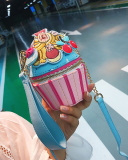 Ice Cream Cartoon Girl Chain Messenger Bag