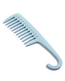 Wheat Straw Wide Tooth Curved Hook Comb Hairdressing Styling Comb Dry and Wet Plastic Comb Household Comb