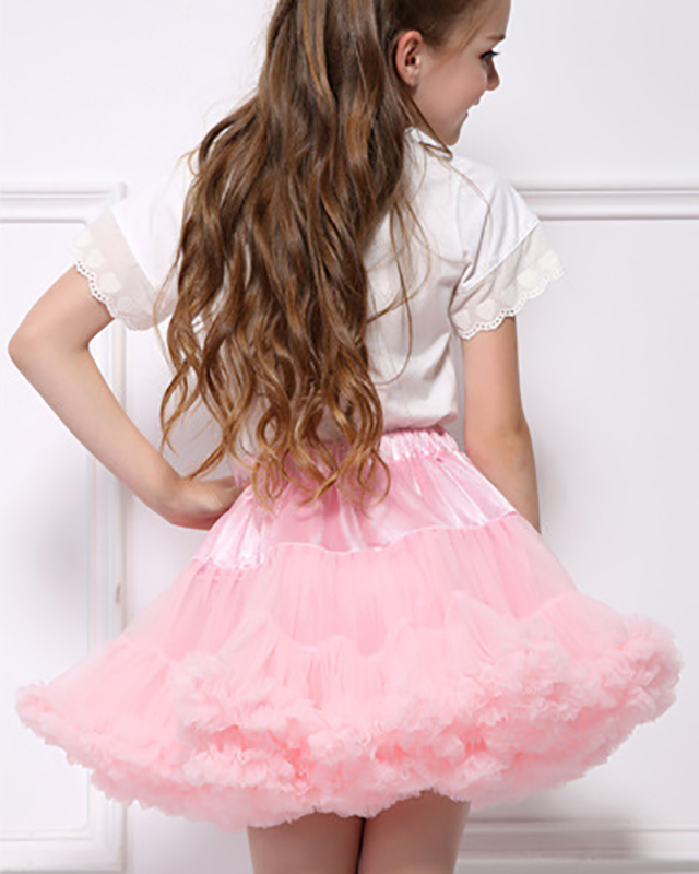 New Half Skirt Children's Skirt Children's Bouffant Skirt Girl's Gauze Skirt  Princess Skirt