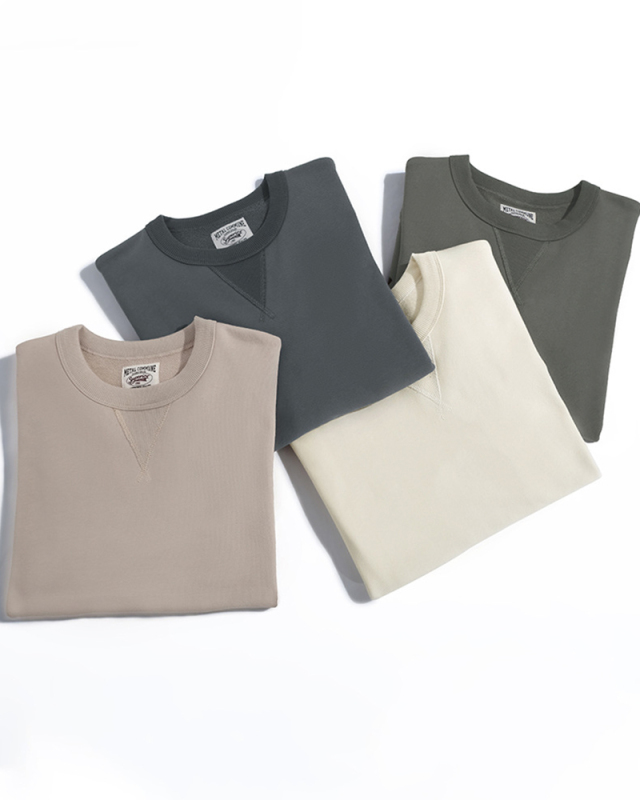 17 Color New Fall Winter 100%Cotton Solid Men Tops S-3XL