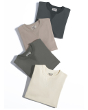 17 Color New Fall Winter 100%Cotton Solid Men Tops S-3XL