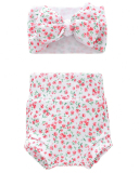 Children's Shorts Headband Set Baby Diapers Bread Shorts