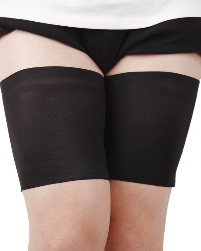 Solid Color Elastic Anti-friction Thigh Sleeve Sock