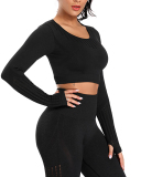 Autumn Seamless High Waist Tight Yoga Two-piece Set