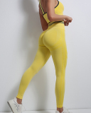 INS Style Running Sports Top Tights Sports Vest Fitness Striped Yoga Two-Piece Suit S-L