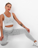Gym Set Women 2 Pieces Seamless Yoga Set for Women High Waist Yoga Pants Gym Fitness Clothing Fitness Leggings Sport Set 2080