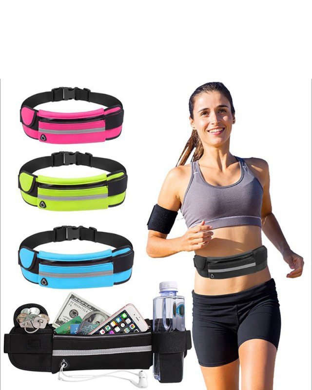 Sport Run Gym Waterproof Waist Belt Bag Card Holder
