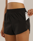 New Breathable Mesh Yoga Shorts Outdoor Leisure Running Sports Shorts Female Fitness Hot Pants