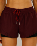 2021 Summer Running Training Outdoor Shorts Ms. Fake Two Sports Yoga Fitness Pants