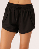 Women'S Five Pants Yoga Fitness Shorts Pants Anti-Light Running Training Shorts Double Fake Two Sports Shorts