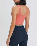 Fashion New Shockproof Running High-Strength Beautiful Back Sports Underwear Solid Color 4-12