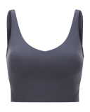 Fashion New Shockproof Running High-Strength Beautiful Back Sports Underwear Solid Color 4-12